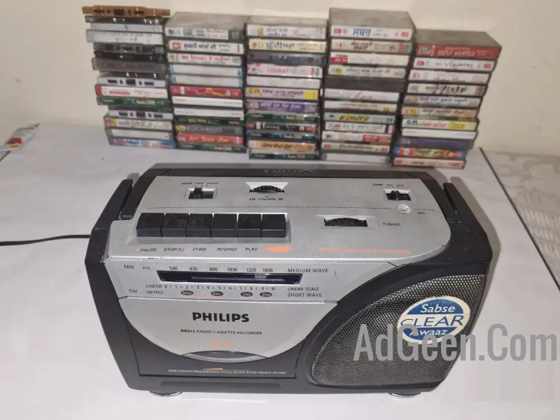 used Philips Taperecorder with Cassetes for sale 